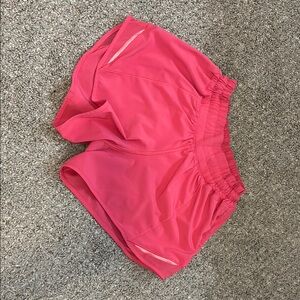 Lululemon Athletica Pink Athletic Shorts Lightweight Moisture-Wicking
